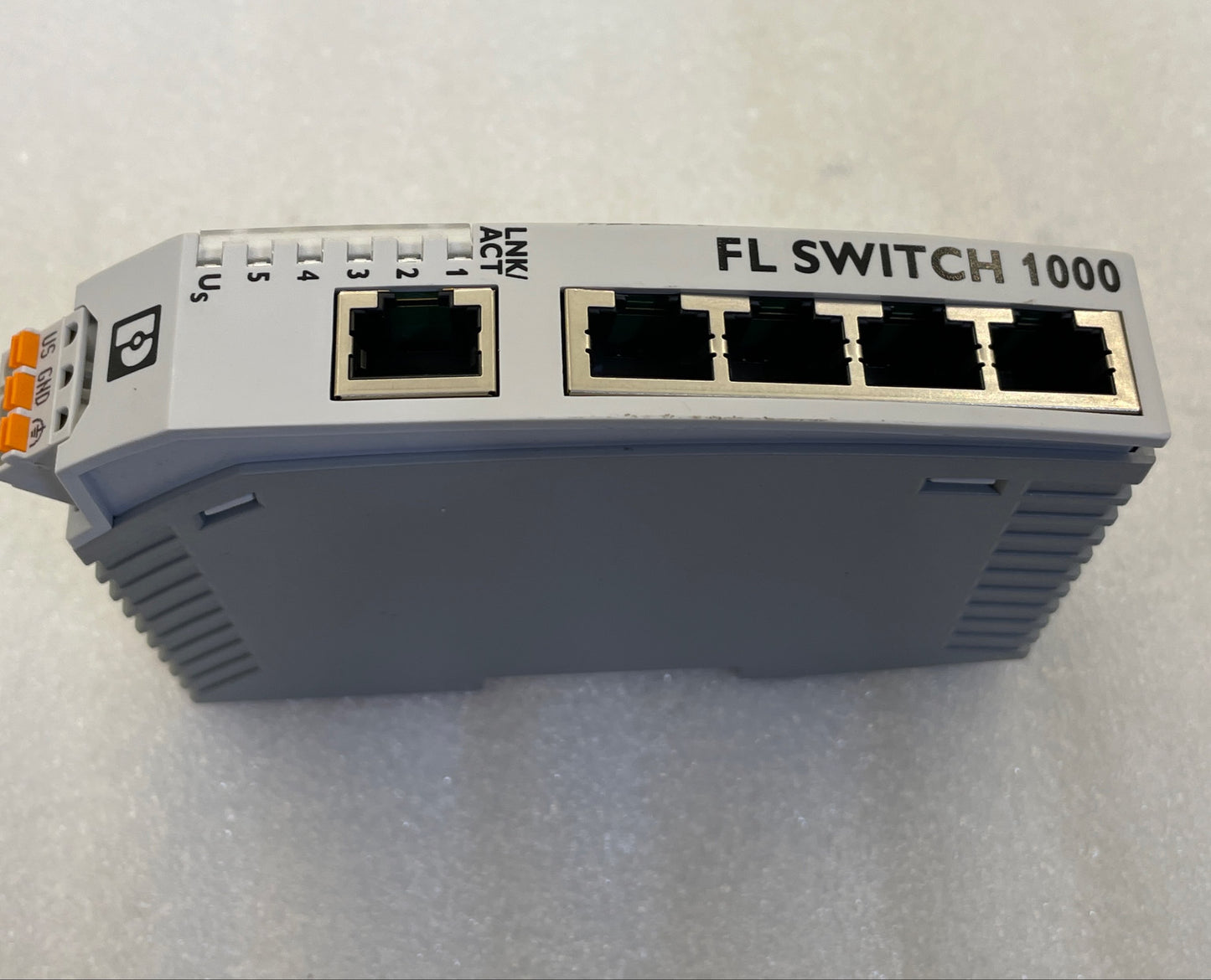 5 Port Ethernet Switch, Din rail Mounted