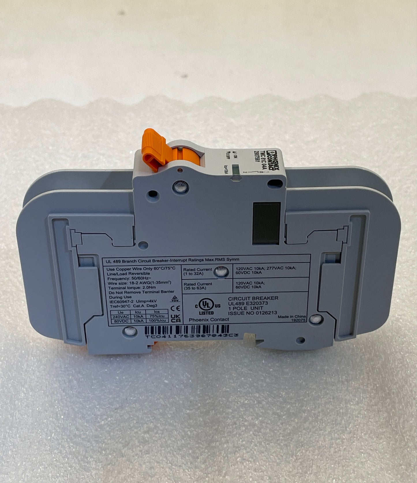 CIRCUIT BREAKER, 1 POLE 4 AMP