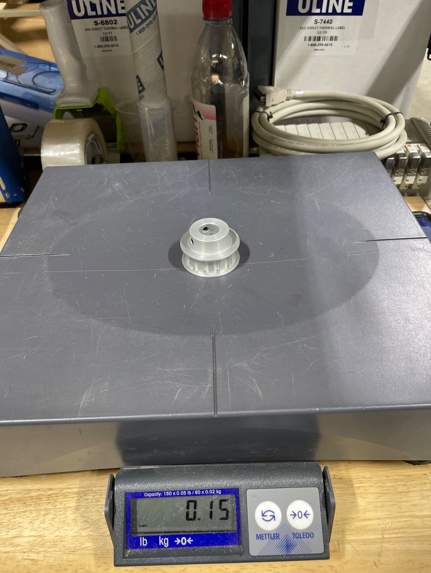 14 Tooth Pulley for .5" Wide 322L050 Belt .625" Bore