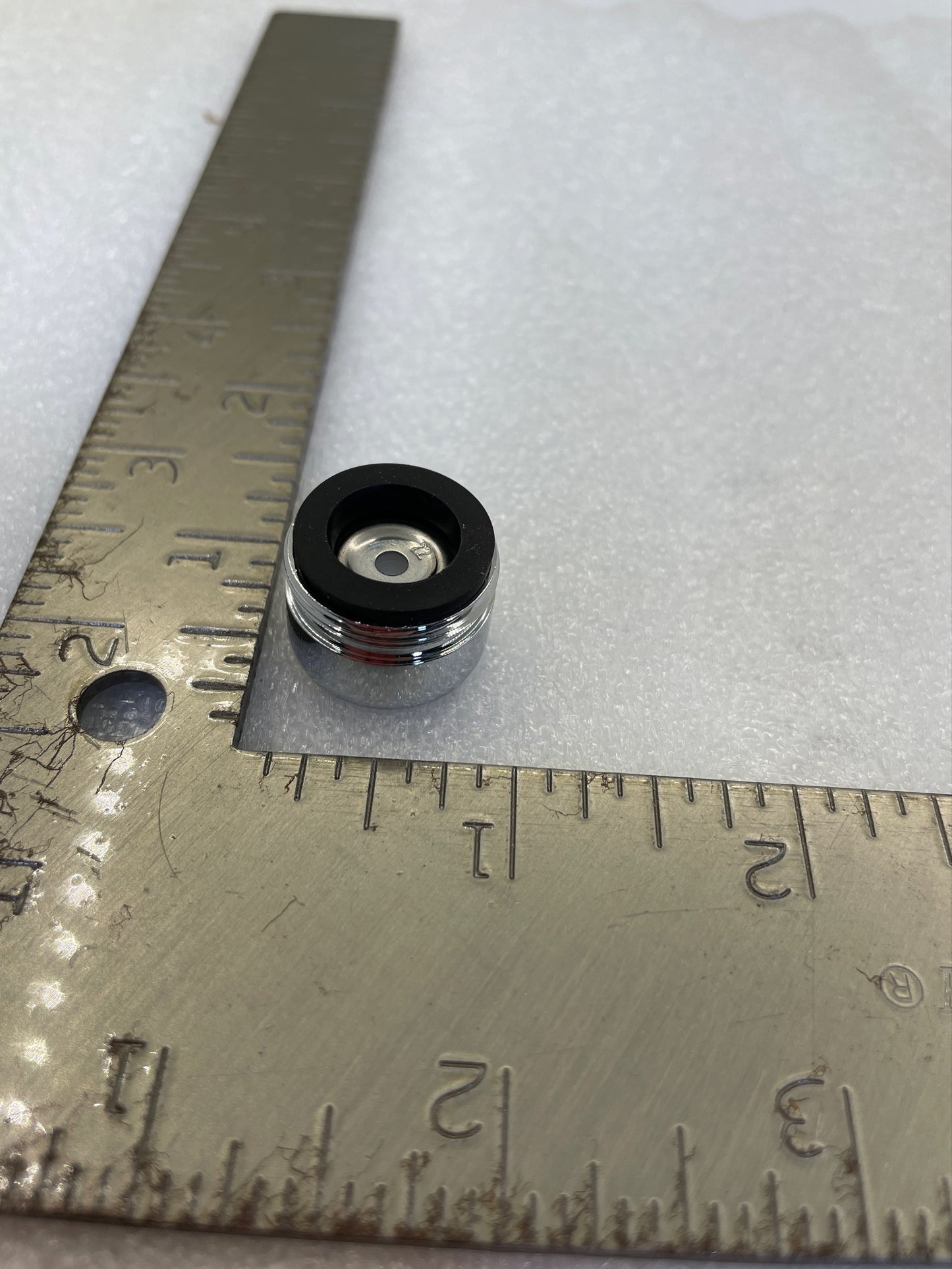 WALRICH BOTTOM CHROME FOAMER SECTION, MALE AERATOR