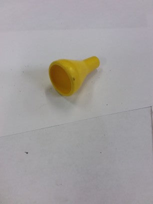 Loc-Line 1/4" round nozzle for 1/2" ID, YELLOW