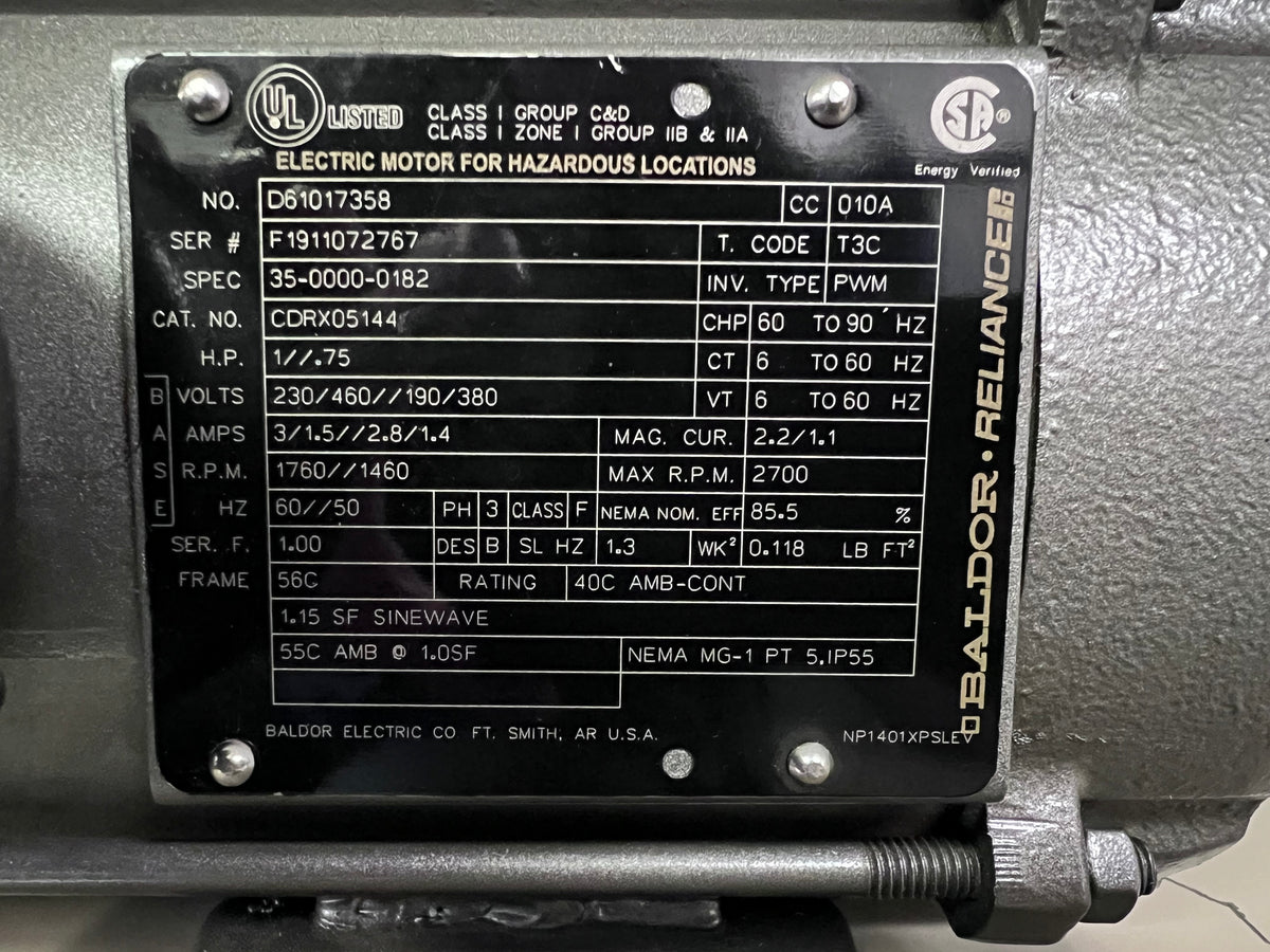 Baldor Motor (CDRX05144)