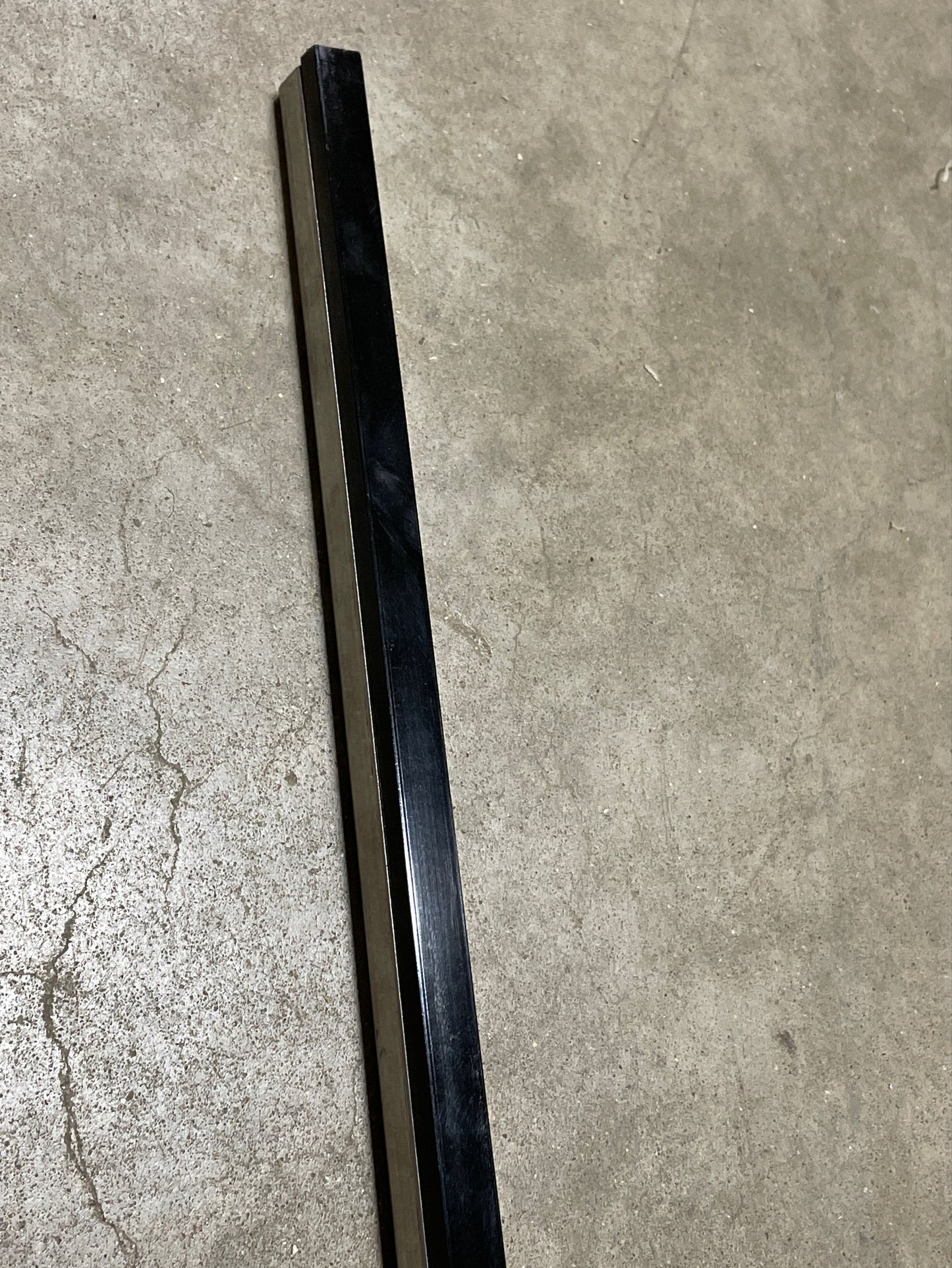 Flat Guide Rail, Static Dissipative Material 10' Sections, priced per foot