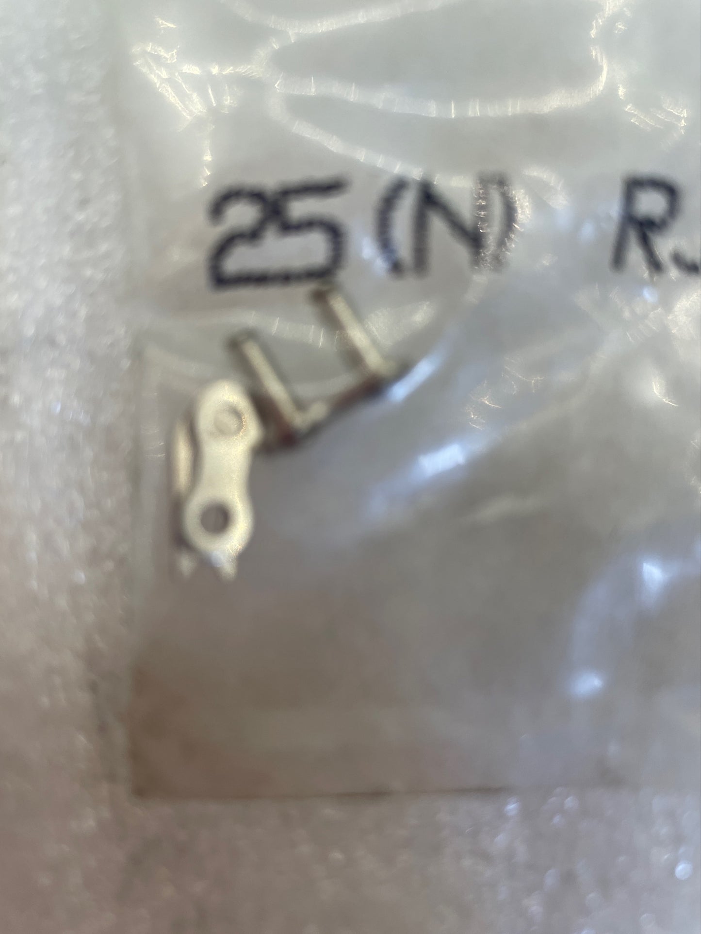 Link for ANSI #25 Single Strand Roller Chain, NICKEL PLATED