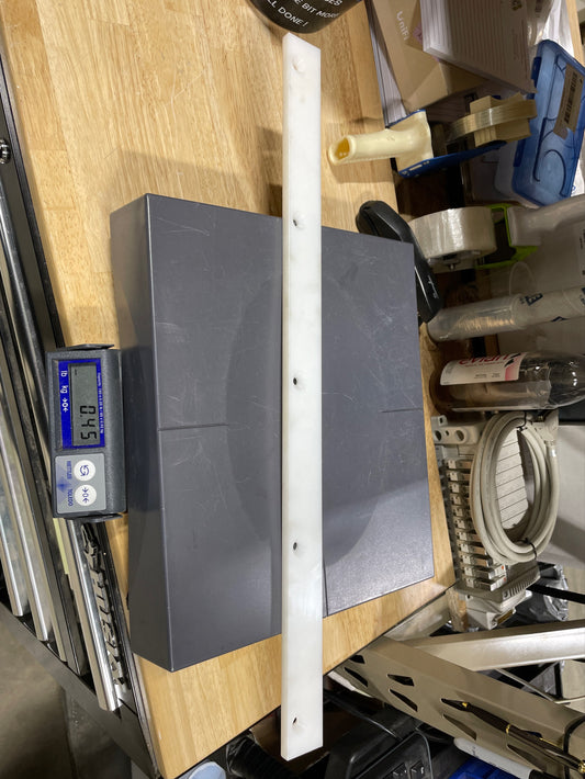 4.5" Wide Raised Conveyor 30" Long Idle Wearstrip