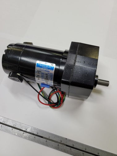 Parallel Gearmotor, 1/17HP, 90VDC, TENV, 150 RPM Out