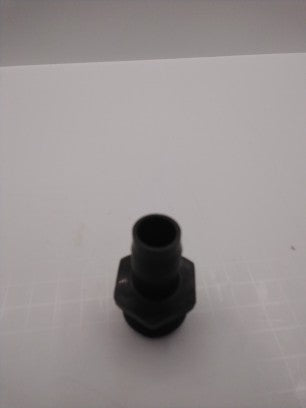 1" MNPT to 3/4" Barbed Adaptor, Black HDPE