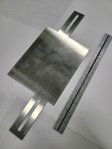 Single lane 7.5" wide stainless deadplate