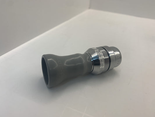 Chrome Foamer Assembly w/ Grey Gooseneck Adaptor