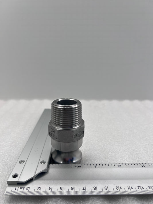 Dixon Cam & Groove Adapter, Type F, 1" Adapter x 1" Male NPT, 316 SS
