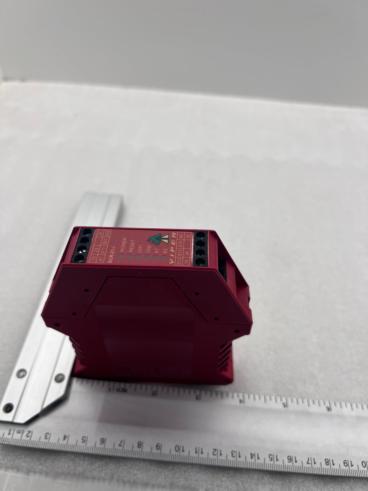 IDEM VIPER SCR-21-i Safety Relay 24V AC/DC 2-Channel DIN Rail P/N 280001