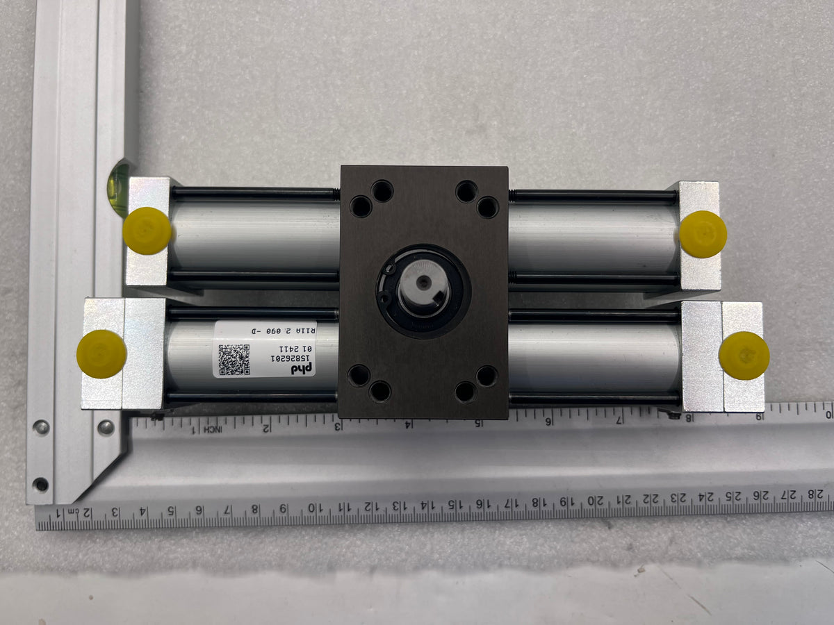 PHD Rotary Air Cylinder Actuator 15826201 R11A 2.090-D Pneumatic Keyed Shaft