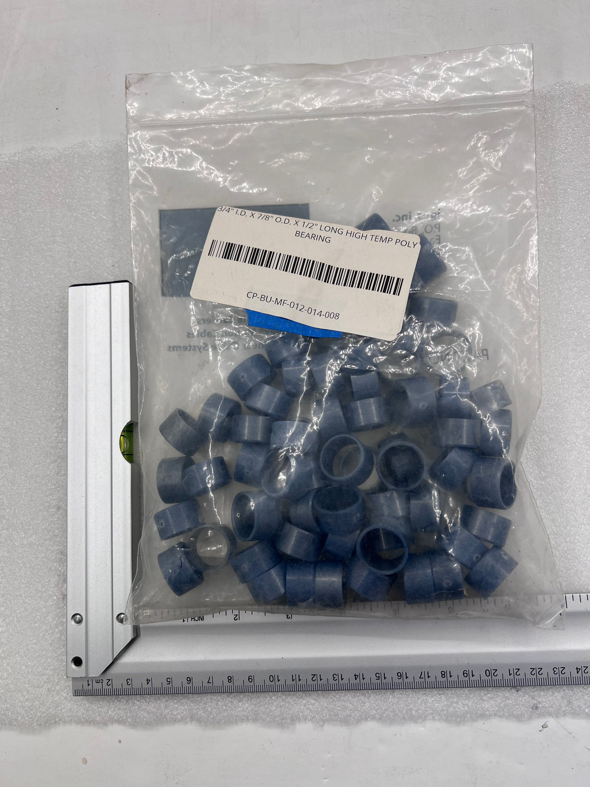 Igus 3/4" ID x 7/8" OD x 1/2" Long High-Temp Poly Bearing
