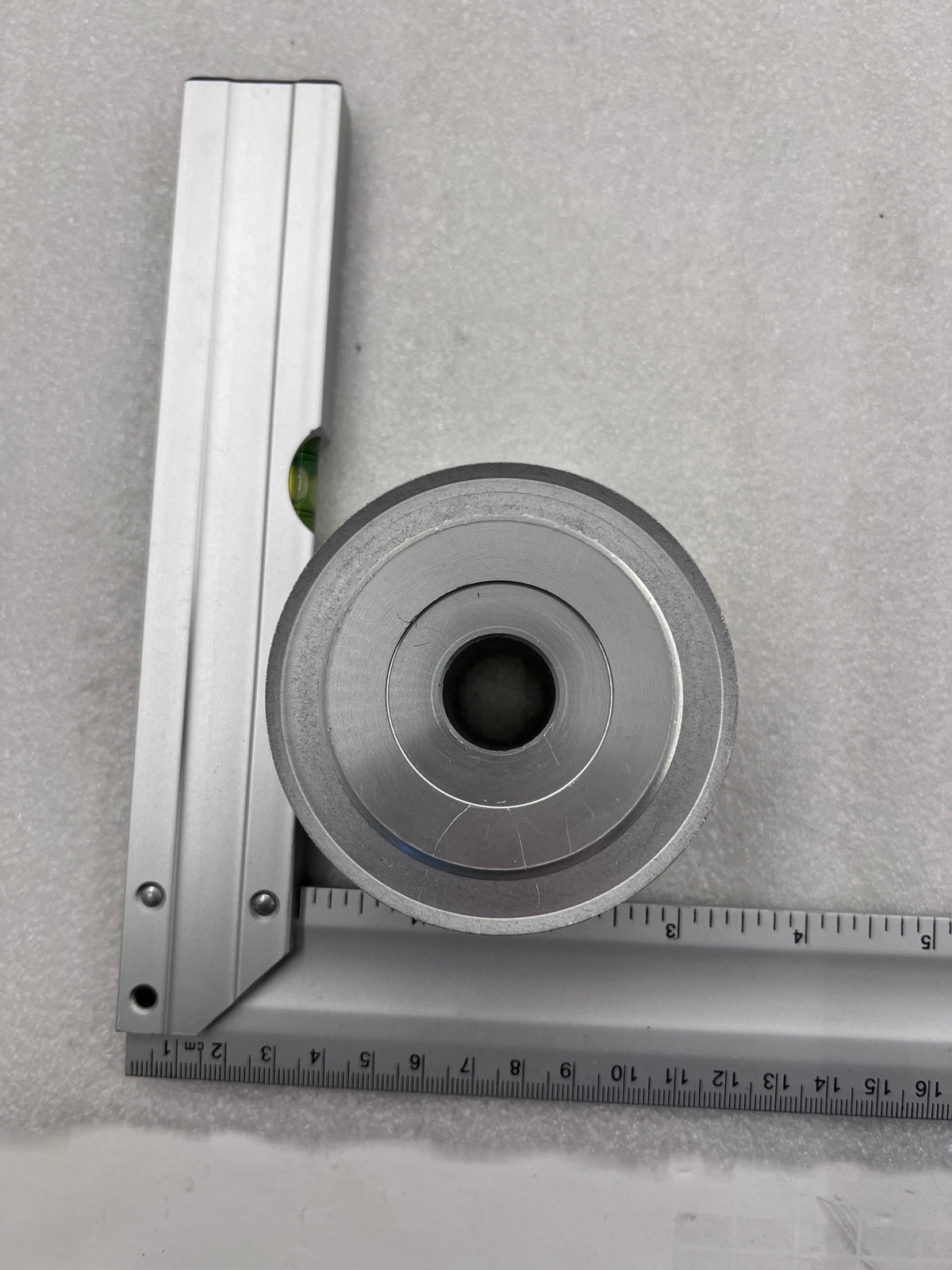 Aluminum Timing Pulley, for 1-1/2" Wide Belt, w/ Flanges, No Hub