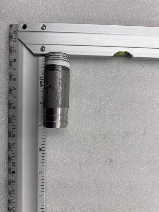 3/4 NPT x 1" Barb, 304 SS — USED