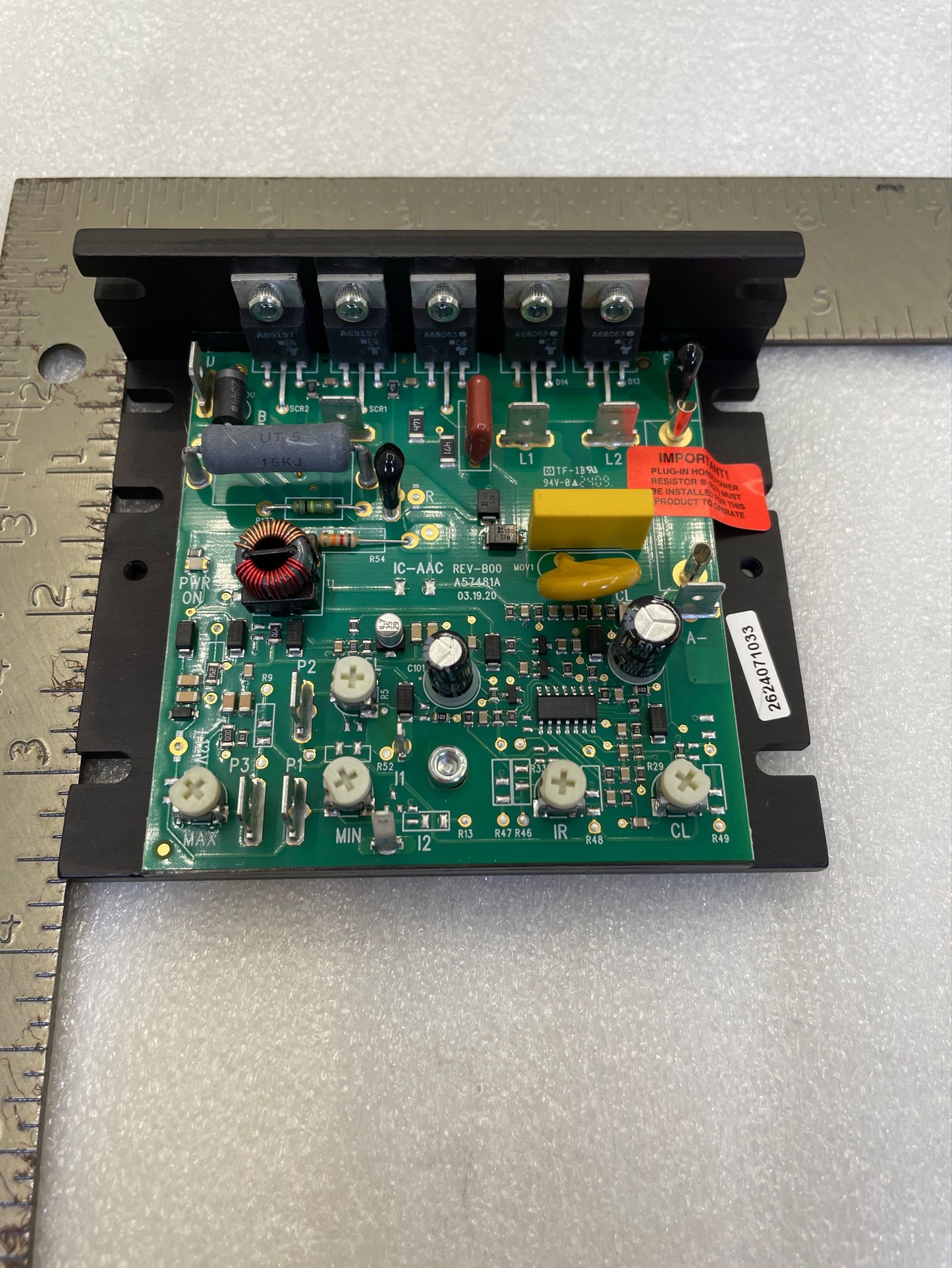 DC DRIVE, 120VAC INPUT, 90VDC OUTPUT VARIABLE