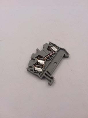 FEED THROUGH GREY TERMINAL BLOCK, 28-12G WIRE, 24A