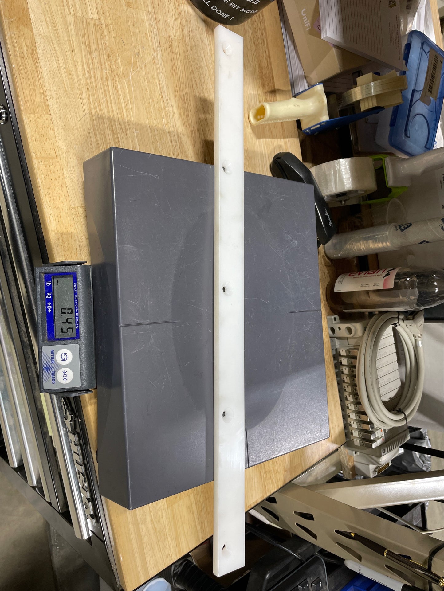 4.5" Wide Raised Conveyor 30" Long Idle Wearstrip